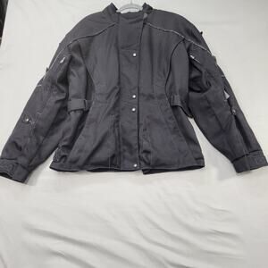 Teknic Women’s 18 Black Motorcycle Jacket Hydroguard Waterproof Protective Pads